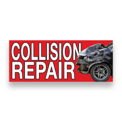 COLLISION REPAIR Vinyl Banner with Optional Sizes (Made in the USA)
