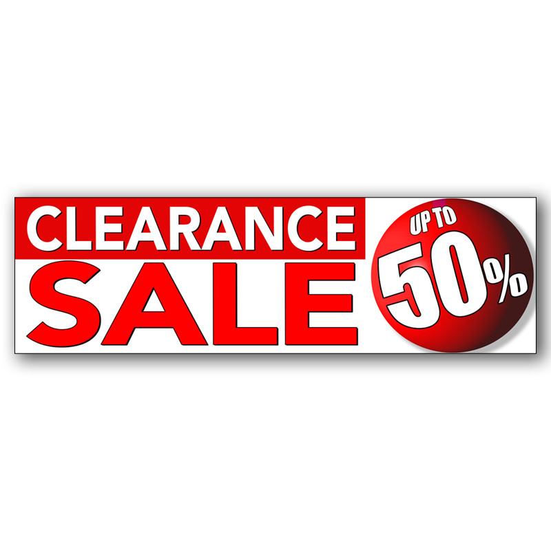 Clearance Sale Vinyl Banner with Optional Sizes (Made in the USA) - Picture 4 of 4