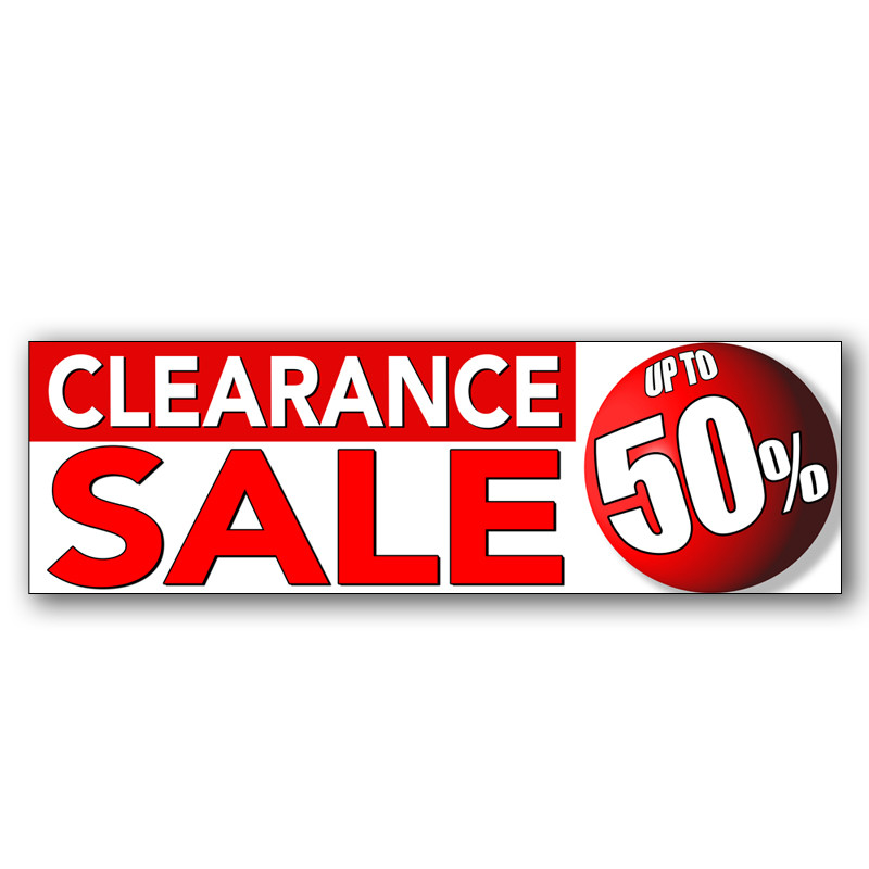Clearance Sale Vinyl Banner with Optional Sizes (Made in the USA) - Picture 3 of 4