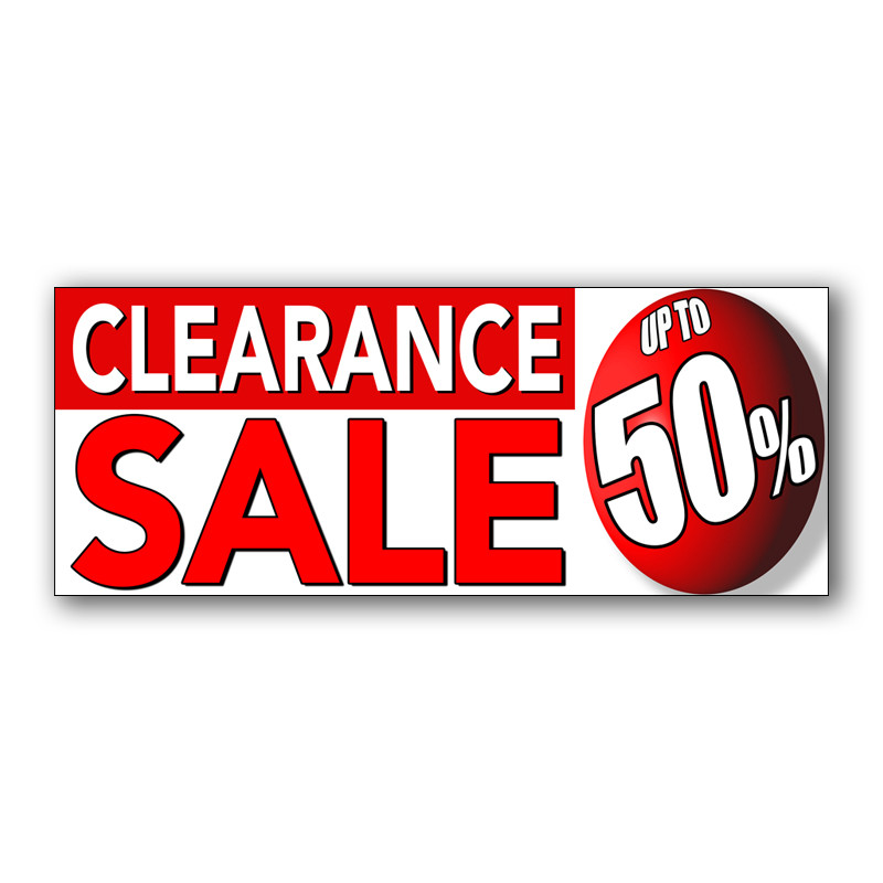 Clearance Sale Vinyl Banner with Optional Sizes (Made in the USA) - Picture 2 of 4