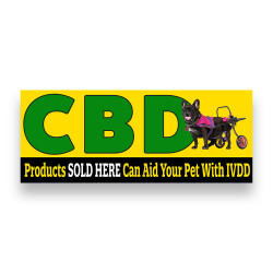 CBD Products Sold Here Vinyl Banner with Optional Sizes (Made in the USA)
