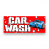 CAR WASH Vinyl Banner with Optional Sizes (Made in the USA)