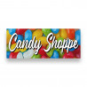 CANDY SHOPPE Vinyl Banner with Optional Sizes (Made in the USA)