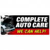 Complete Auto Care Vinyl Banner with Optional Sizes (Made in the USA)