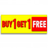 Buy 1 Get 1 Free Vinyl Banner with Optional Sizes (Made in the USA)
