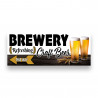 BREWERY CRAFT BEER LEFT ARROW Vinyl Banner with Optional Sizes (Made in the USA)