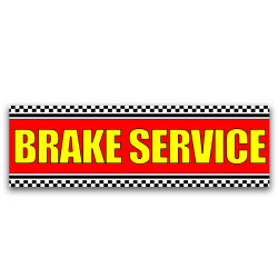 Brake Service Vinyl Banner...