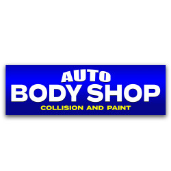 Auto Body Shop Vinyl Banner...