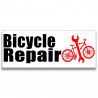 Bicycle Repair Vinyl Banner with Optional Sizes (Made in the USA)