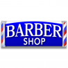 Barber Shop Vinyl Banner with Optional Sizes (Made in the USA)