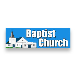 Baptist Church Vinyl Banner...