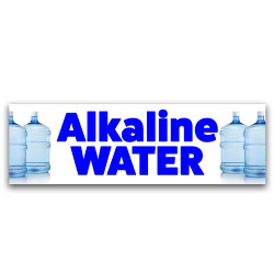 Alkaline Water Vinyl Banner...