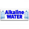 Alkaline Water Vinyl Banner with Optional Sizes (Made in the USA)