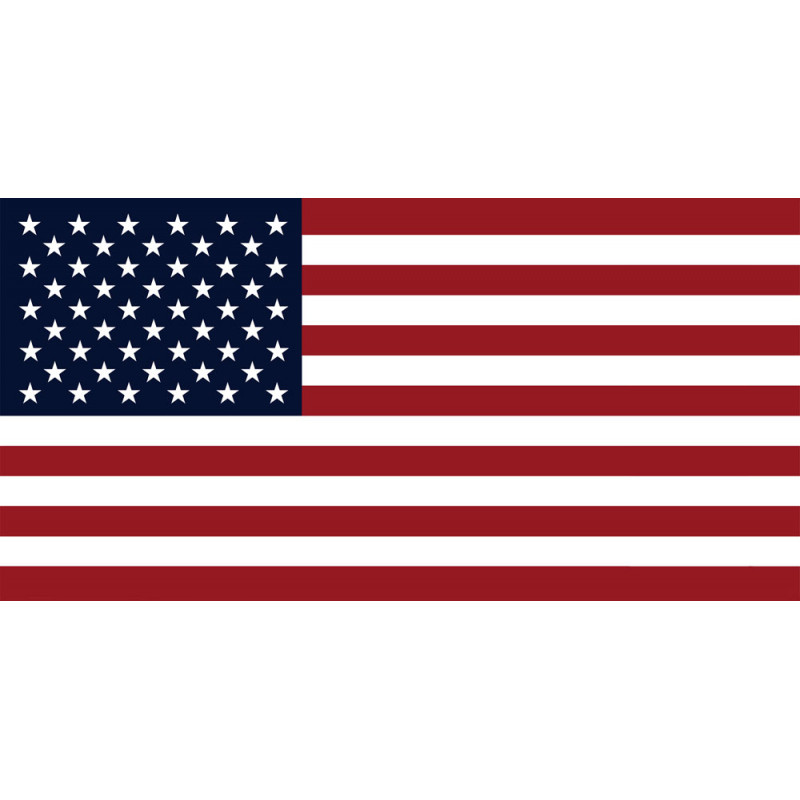 US Flag Pattern Vinyl Banner 60" x 120" Vinyl Banner (Made in the USA)