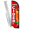 Apple Cider Premium Windless Feather Flag Bundle (Complete Kit) OR Optional Replacement Flag Only