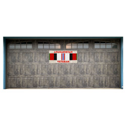 Afghanistan Veteran 21" x 40" Magnetic Garage Banner For Steel Garage Doors