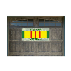 Viet Nam Veteran 21" x 47" Magnetic Garage Banner For Steel Garage Doors