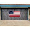US Flag 42" x 78" Magnetic Garage Banner For Steel Garage Doors