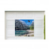 Vista Products Isaiah 40 "Mount Up with Wings as Eagles Magnetic 42" x 47" Garage Banner for Steel Garage Doors