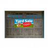 Yard Sale Today! 21" x 47" Magnetic Garage Banner For Steel Garage Doors