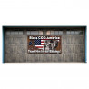 Bless God America US Flag Map  42" x 78" Magnetic Garage Banner For Steel Garage Doors