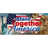 Stand Together America 21" x 47" Magnetic Garage Banner For Steel Garage Doors
