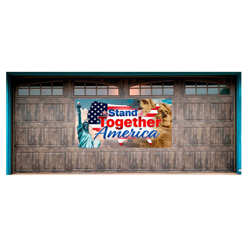 Stand Together America Magnetic 42" x 84" Garage Banner For Steel Garage Doors
