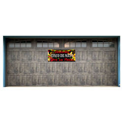 Celebrate Cinco De Mayo 21" x 47" Magnetic Garage Banner For Steel Garage Doors