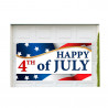 Happy 4th of July 42" x 84" Garage Banner For Steel Garage Doors