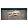 Happy Father's Day 42" x 84" Magnetic Garage Banner For Steel Garage Doors