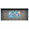 The Party Is Here 42" x 84" Magnetic Garage Banner For Steel Garage Doors