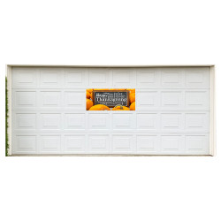 Happy Thanksgiving 21" x 47" Magnetic Garage Banner For Steel Garage Doors