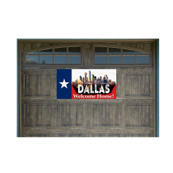 Dallas Skyline - Texas Flag...