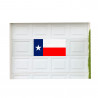 Texas Flag Vintage Wood Look 21" x 40" Magnetic Garage Banner For Steel Garage Doors