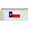 Texas Flag Vintage Wood Look 42" x 78" Magnetic Garage Banner For Steel Garage Doors