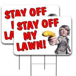 STAY OFF MY LAWN 2 Pack...