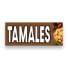 TAMALES Vinyl Banner with Optional Sizes (Made in the USA)