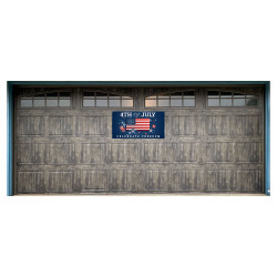 4th of July Celebrate Freedom 21" x 40" Magnetic Garage Banner For Steel Garage Doors