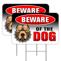 Beware Of Dog 2 Pack...