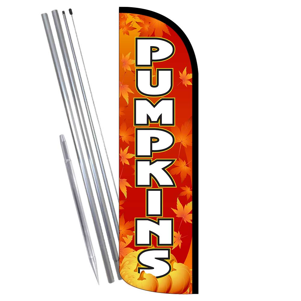 thumbnail image 2 of JERKY Premium Windless Feather Flag Bundle – Complete Kit (or Optional Replacement) 2 of 2