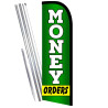 Money Orders Premium Windless  Feather Flag Bundle (Complete Kit) OR Optional Replacement Flag Only