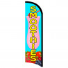 Smoothies Windless Feather Flag Bundle (Complete Kit) OR Optional Replacement Flag Only
