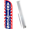 ANTIQUES (Sunburst) Windless Feather Flag Bundle (Complete Kit) OR Optional Replacement Flag Only