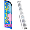 Cotton Candy Premium Windless  Feather Flag Bundle (Complete Kit) OR Optional Replacement Flag Only