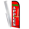Candy Apples Premium Windless  Feather Flag Bundle (Complete Kit) OR Optional Replacement Flag Only