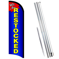 We Are RESTOCKED Premium Windless  Feather Flag Bundle (Complete Kit) OR Optional Replacement Flag Only