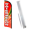 WATERMELON Premium Windless  Feather Flag Bundle (Complete Kit) OR Optional Replacement Flag Only