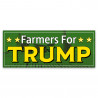 Farmers For TRUMP Vinyl Banner with Optional Sizes (Made in the USA)