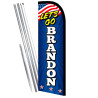 Lets Go Brandon Premium Windless  Feather Flag Bundle (Complete Kit) OR Optional Replacement Flag Only