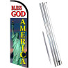BLESS GOD AMERICA Premium Windless  Feather Flag Bundle (Complete Kit) OR Optional Replacement Flag Only